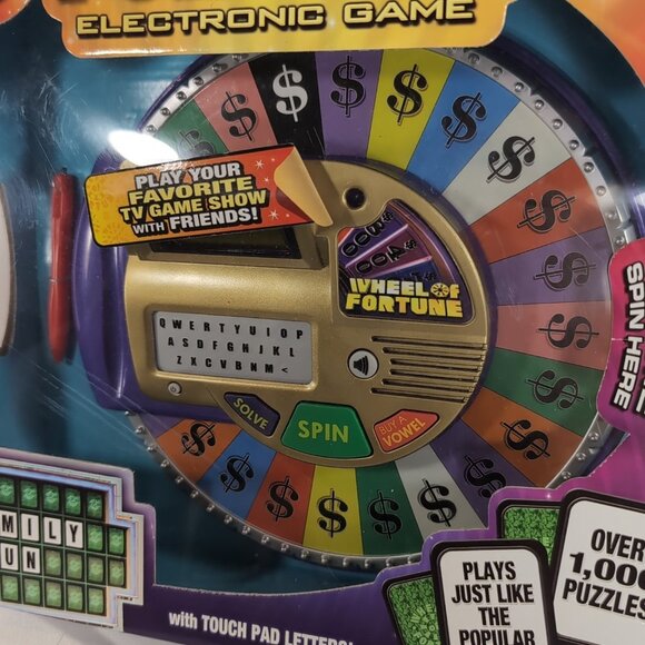 NEW NIB Wheel of Fortune Electronic Game Deluxe Edition (2009 - Spinning Wheel) - Picture 4 of 13